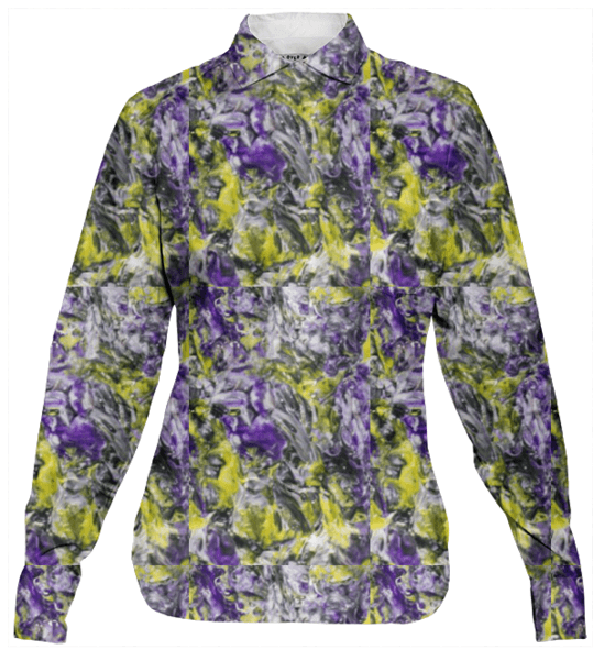 Violets and Daffodils Blouse